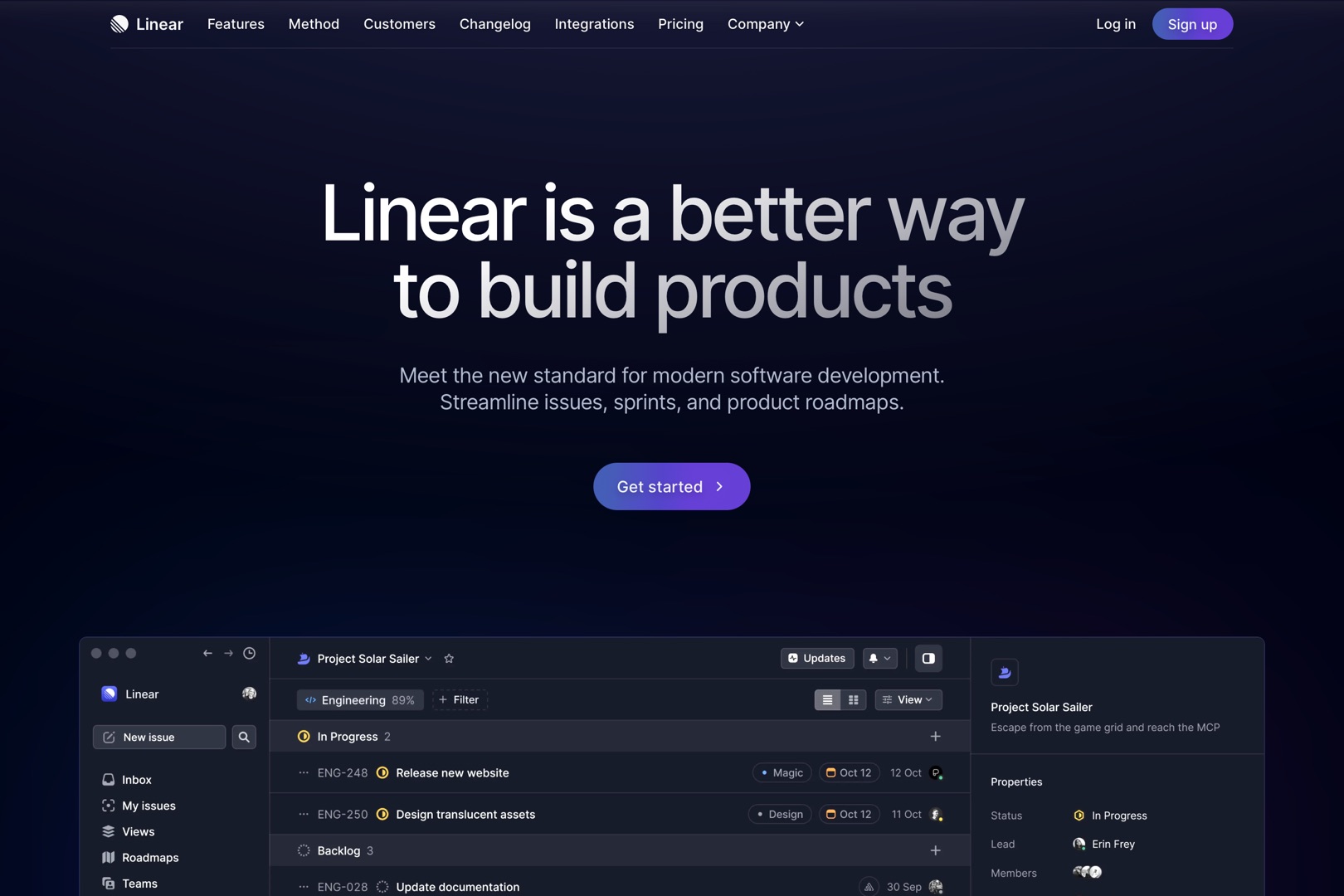 Linear — Developer Workspaces